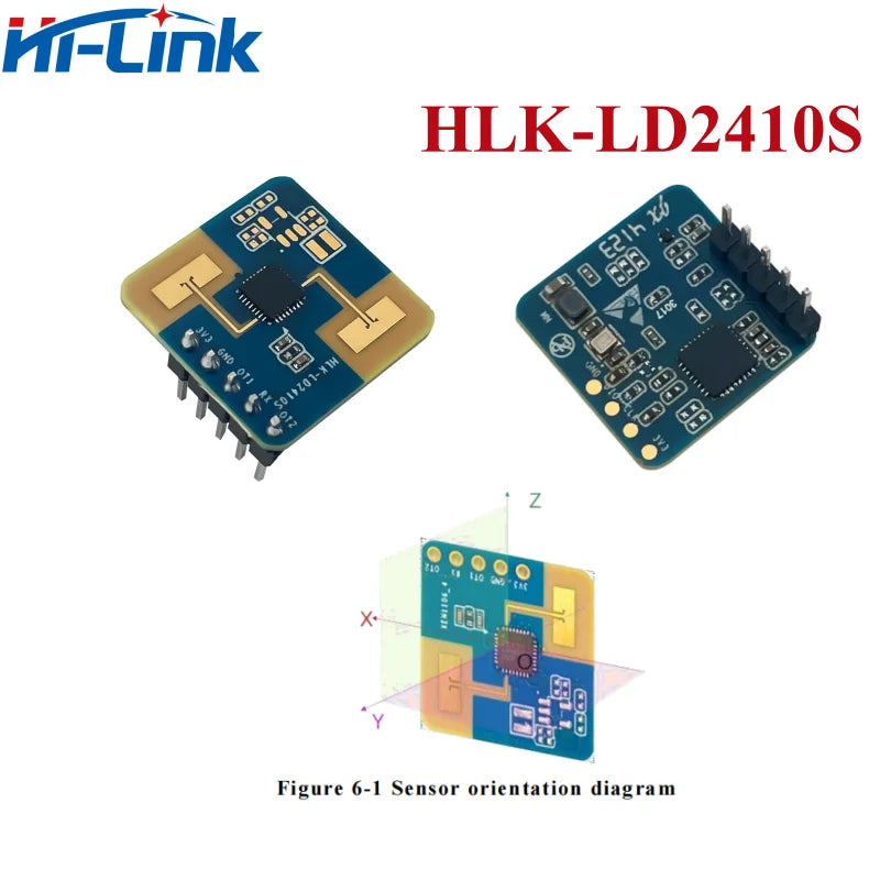 HiLink HLK-LD2410B LD2410C LD2420 LD2450 24Ghz Smart Human Presence Radar Module Multi-level intelligent parameter adjustment