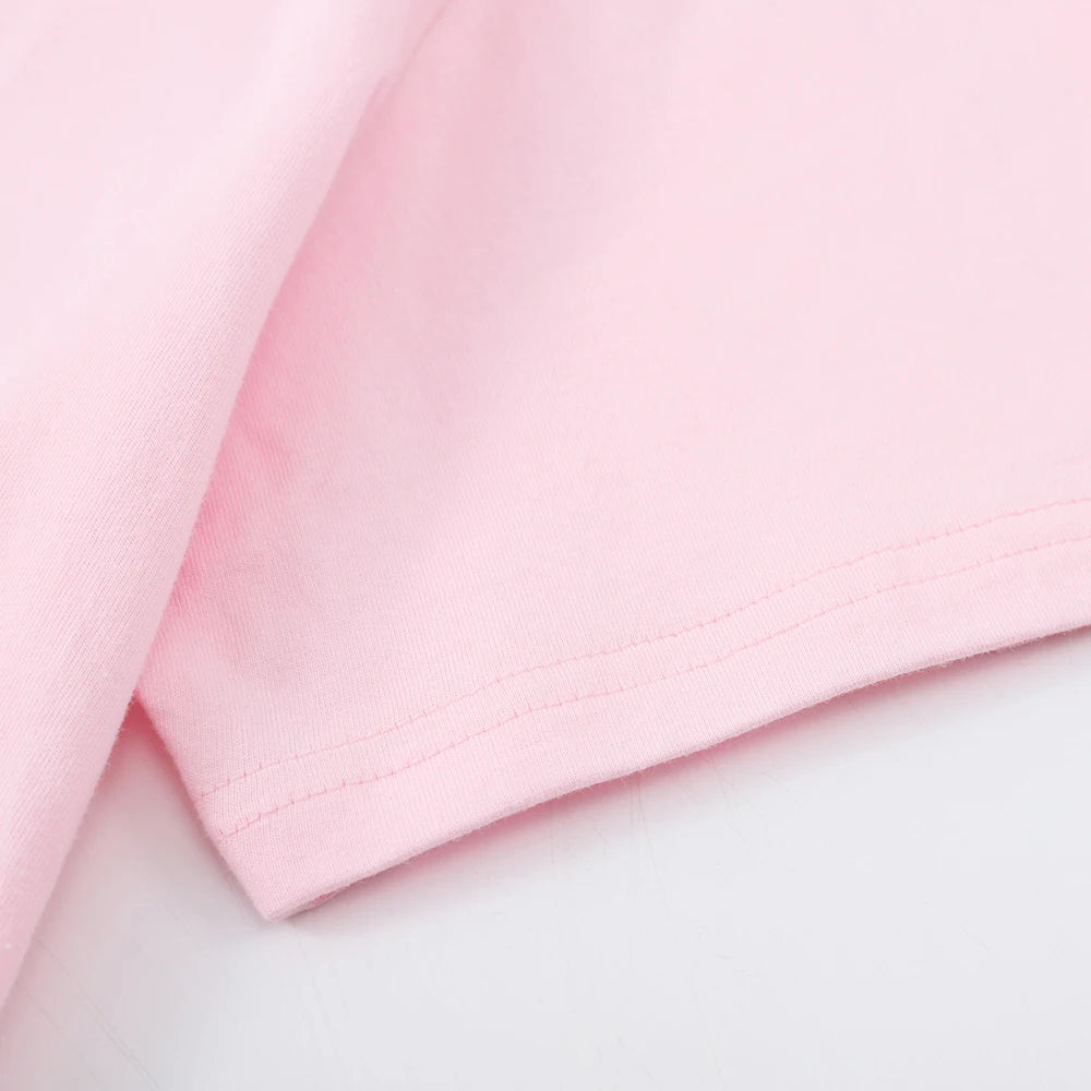 American Short Cat Numb Funny Short Sleeved t-shirt For Women In 2024 Summer New Casual Loose Oversized Cotton Top Tees