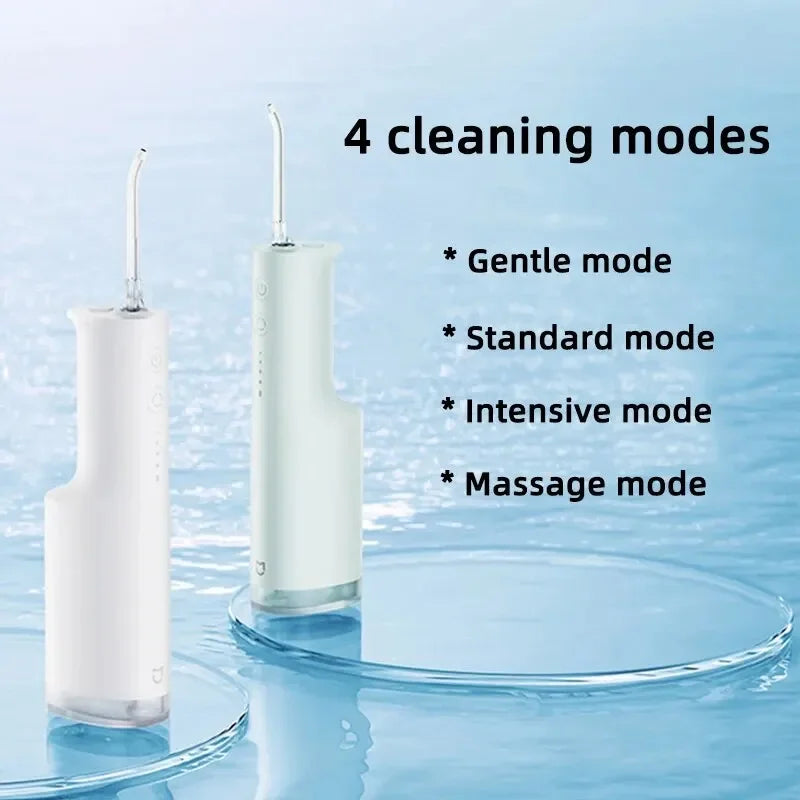 Xiaomi Mijia Electric Oral Irrigator F300 Dental Water Jet Portable Powerful Pick Flosser Teeth Whitening Cleaner Mouth Cleanner