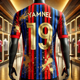 2025 New Summer Traditional ornamentation Yamal Num 19 CHATGPT Design Football Breathable Jersey Oversized O-neck Soccer Tee