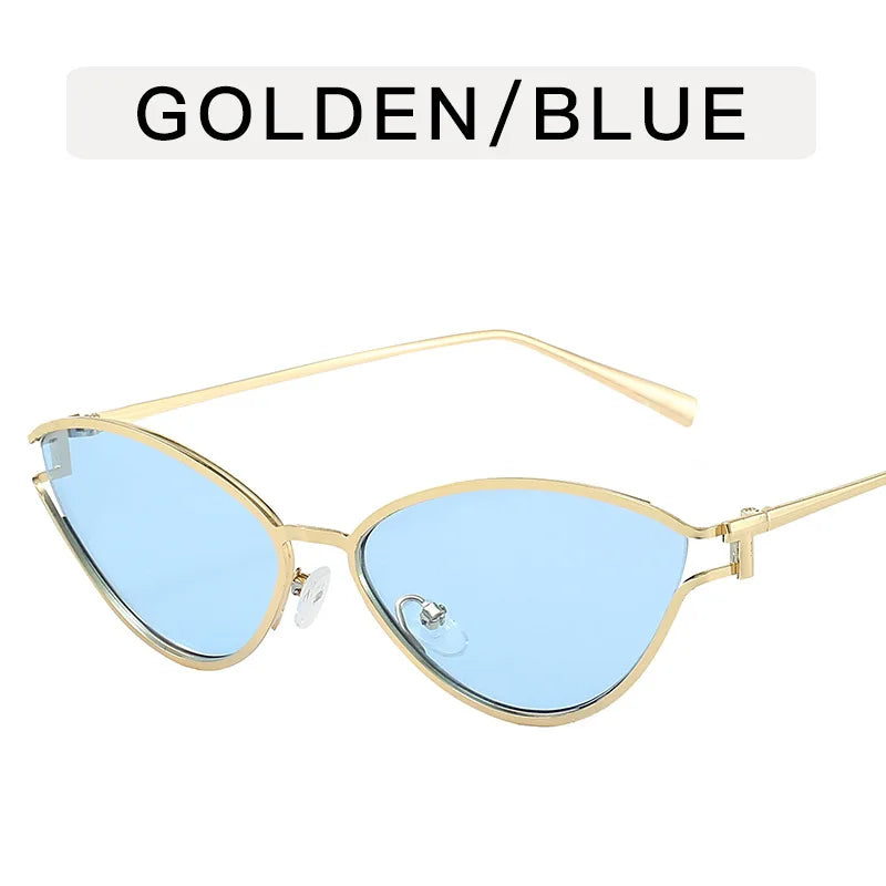 Cat Eye Shape Women Sunglasses European American Vintage Stylish Sun Glasses Fashion Trendy Sunglass Women