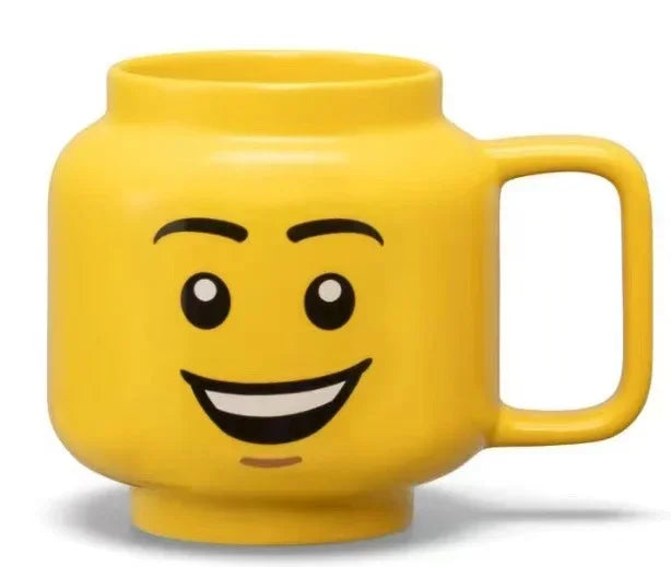 Party Favor Gifts Cute Cartoon Mug for Coffee Milk Tea Ceramic Cup Drinkware with Creative Impish Expression Pattern