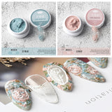 8g Nail Drawing Gel 3D Modeling Gypsum Gel Polish Plaster Glue Art Design DIY Flowers Painted Carved Nail Gel For Manicure Decor