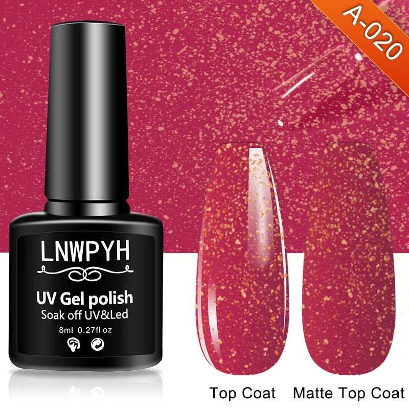 Nail Gel Polish 36 Color Gel Nail Polish Semi Permanent Gel Vernis Base Top Coat Nail Art Manicure Soak Off LED UV Gel Varnishes