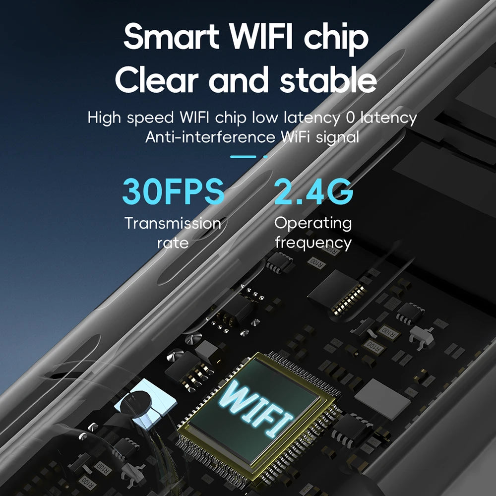 Smart Visual Ear Cleaner Set with Camera 1080P Ear Sticks Ear Wax Removal Tool WIFI Connection HD LED Lights Earpick Endoscope