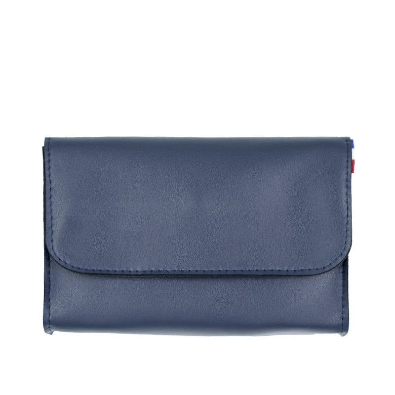 Magnetic Button PU Leather Pouch Chargers Storage Bags Sleeve For Macbook Accessories Mouse Data Line Power Spply Storage Bag