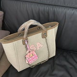 Personalized Pearl letters Handbag,Personalized Chain Bag Customized Name Birthday Gift Wedding Party Decoration Bride Gift