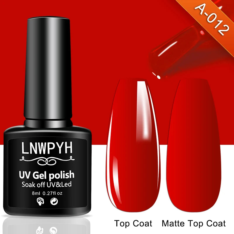 Nail Gel Polish 36 Color Gel Nail Polish Semi Permanent Gel Vernis Base Top Coat Nail Art Manicure Soak Off LED UV Gel Varnishes