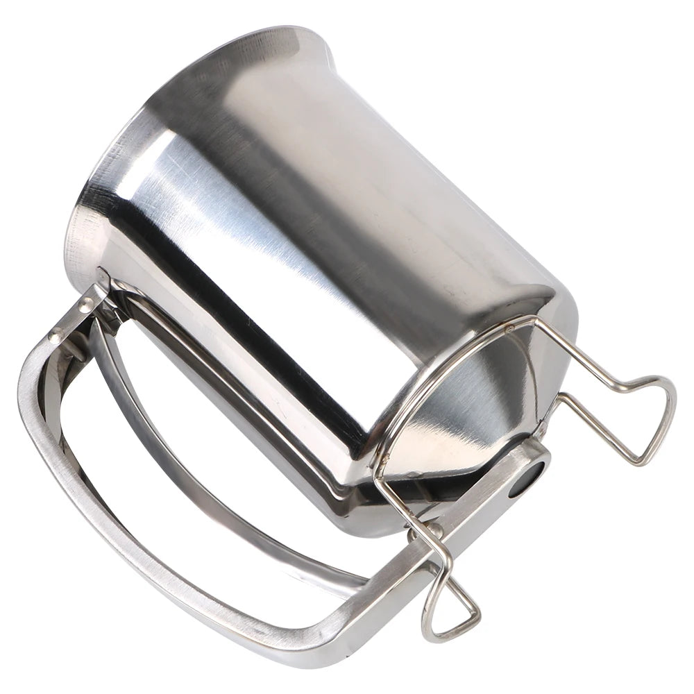 Kitchen Tool Cake Cupcake Dough Dispenser Funnels Piston Funnel With Support Batter Dispenser Baking Tools Stainless Steel