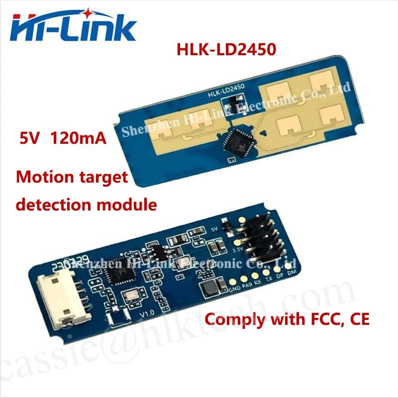 HiLink HLK-LD2410B LD2410C LD2420 LD2450 24Ghz Smart Human Presence Radar Module Multi-level intelligent parameter adjustment