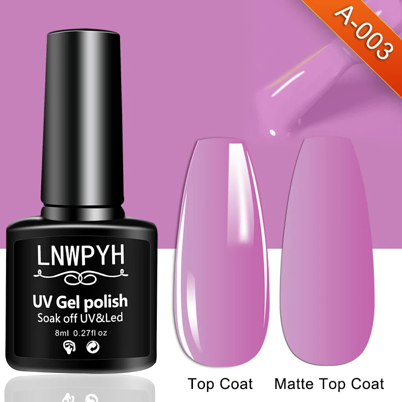 Nail Gel Polish 36 Color Gel Nail Polish Semi Permanent Gel Vernis Base Top Coat Nail Art Manicure Soak Off LED UV Gel Varnishes