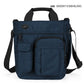 Men Multifunction Shoulder Messenger Bag Headphone Hole Waterproof Nylon Travel Handbag Large Business Storage Sling Bags XA11C
