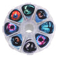 SOACH 50pcs guitar picks pick 1 box case colorful fashion Guitar Accessories cartoon Guitar paddle Mix Plectrums + Clear Makeup