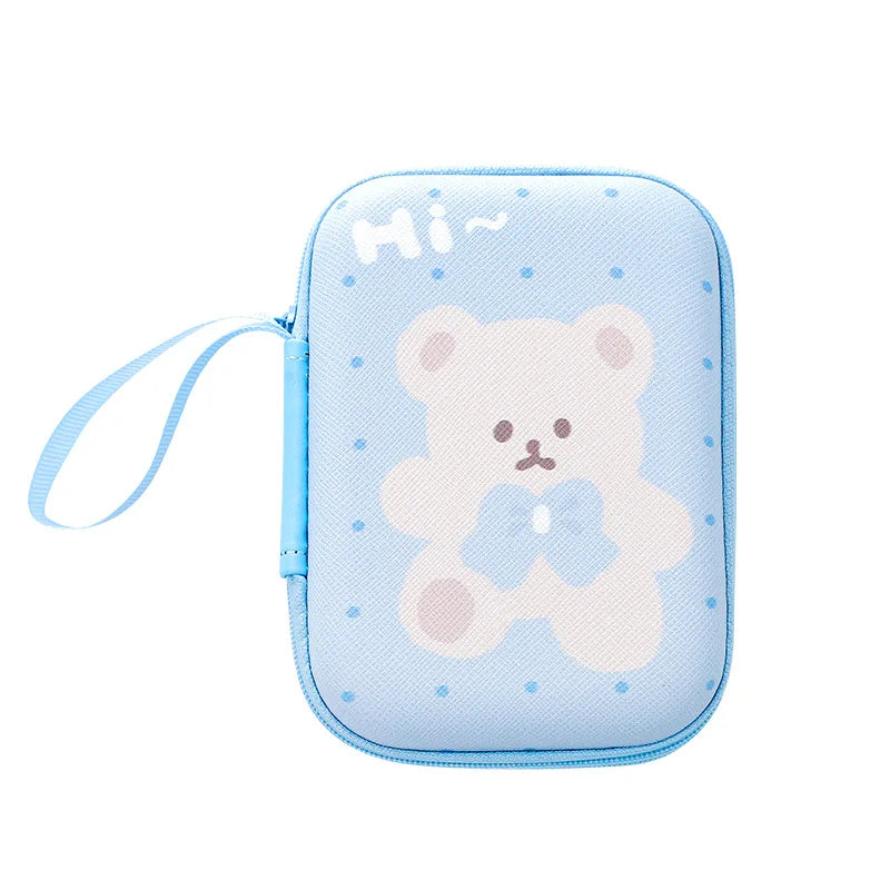 New Zipper Earphone Storage Bag Case For Headphone Charger Earbuds Key Coin Hard Holder USB Charging Cable Bags Sleeve Case