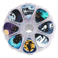SOACH 50pcs guitar picks pick 1 box case colorful fashion Guitar Accessories cartoon Guitar paddle Mix Plectrums + Clear Makeup