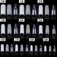 Nail Capsules 500pcs/Box Artificial Nail Tips Full Cover Nails Tips Acrylic Transparent Nail Capsules French Manicure False Nail