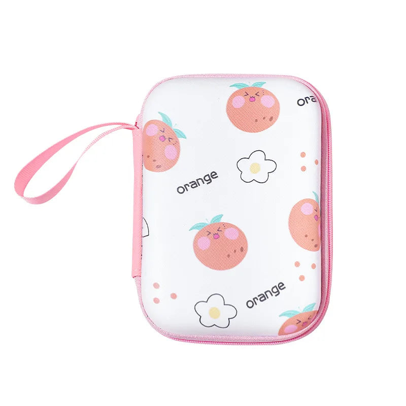 New Zipper Earphone Storage Bag Case For Headphone Charger Earbuds Key Coin Hard Holder USB Charging Cable Bags Sleeve Case