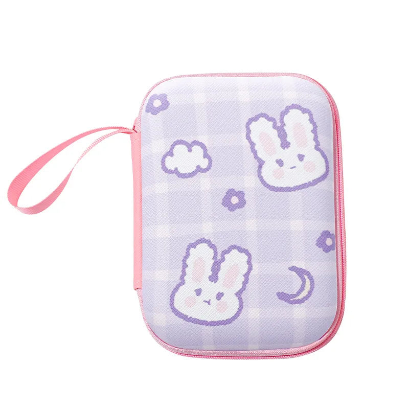 New Zipper Earphone Storage Bag Case For Headphone Charger Earbuds Key Coin Hard Holder USB Charging Cable Bags Sleeve Case