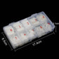 Nail Capsules 500pcs/Box Artificial Nail Tips Full Cover Nails Tips Acrylic Transparent Nail Capsules French Manicure False Nail