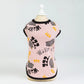Vest Small Pet Shirt Cat Dog Clothes Paw Print Heart Love Design Cotton Dogs T Shirt Pet Puppy Summer Apparel Clothes Dog Coat