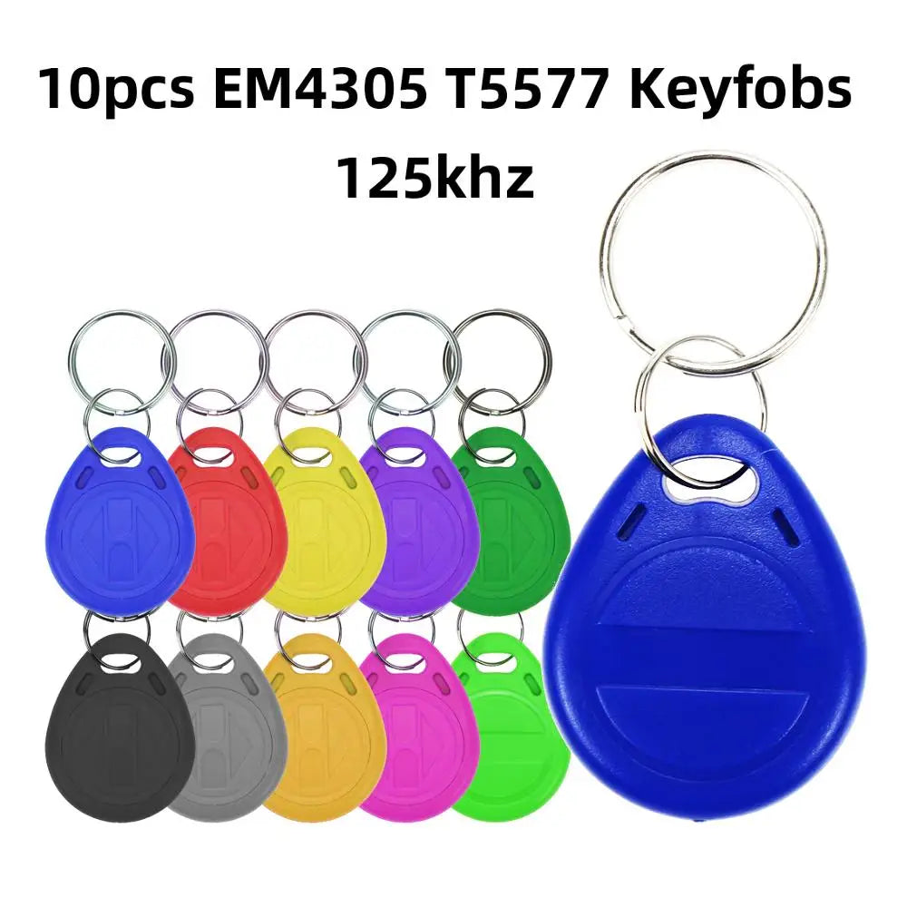 RFID Copier Writer Readers Duplicator 125KHz 13.56MHz USB Programmer NFC Smart 10 Frequency Key fob Cards Reader UID Decoder