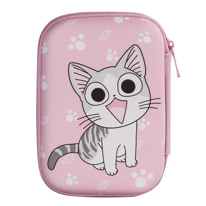 New Zipper Earphone Storage Bag Case For Headphone Charger Earbuds Key Coin Hard Holder USB Charging Cable Bags Sleeve Case