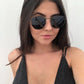 Men Sunglases Hexagon Sun glasses NEW Women Metal Frame Fishing Glasses Gold tea Eyewear lentes de sol hombre okulary UV400