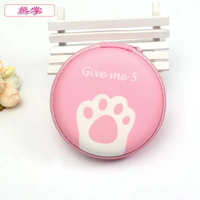 New Zipper Earphone Storage Bag Case For Headphone Charger Earbuds Key Coin Hard Holder USB Charging Cable Bags Sleeve Case