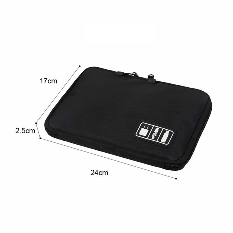 Gadget Cable Organizer Bag Travel Digital Electronic Accessories Storage Bag USB Charger Power Bank Holder Cable Makeup Box Bags