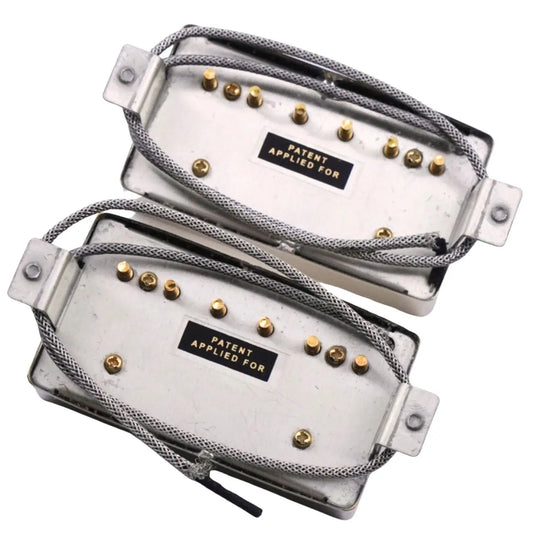 Alnico 2 Humbuckers'57 Classic and'57 Plus Classic Plus Braided Wire Set PAF Pickups Fit Gibson LP LES PUAL Guitar