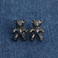 Cute Bear Jeans Buckles Jeans Pants Waistline Reduction Adjustable Metal Buckle Skirt Jeans Tools Trousers Accessories