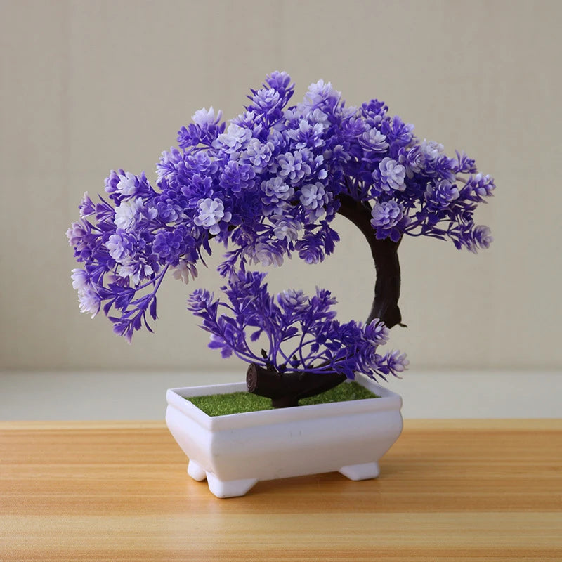 Simulation Fake Potted Bonsai Tree Artificial Plant Desk Ornament Artificial Plant Bonsai Small Tree Pot Home Decoration
