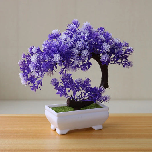 Simulation Fake Potted Bonsai Tree Artificial Plant Desk Ornament Artificial Plant Bonsai Small Tree Pot Home Decoration