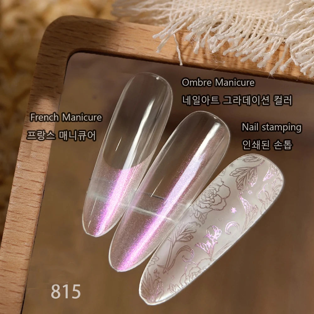 Nail stamping Drawing Gel Plaster Effect 3D Sand Texture slapped gradient effect Gel Polish UV Nail Polish Lacquer Varnish