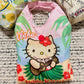 Sanrio Hello Kitty Handbag Canvas Handheld Coin Purse Portable Headphone Bags Cartoon Hawaii Kitty Cat Sundries Storage Bags