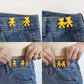 Cute Bear Jeans Buckles Jeans Pants Waistline Reduction Adjustable Metal Buckle Skirt Jeans Tools Trousers Accessories