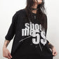 Harajuku Oversized Streetwear Men's Clothing SHOOTME5$ Graphic Print Tshirt Cotton Hip Hop Letter Short Sleeve Tops Tee Goth Y2k