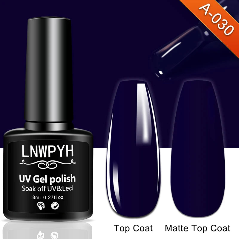 Nail Gel Polish 36 Color Gel Nail Polish Semi Permanent Gel Vernis Base Top Coat Nail Art Manicure Soak Off LED UV Gel Varnishes