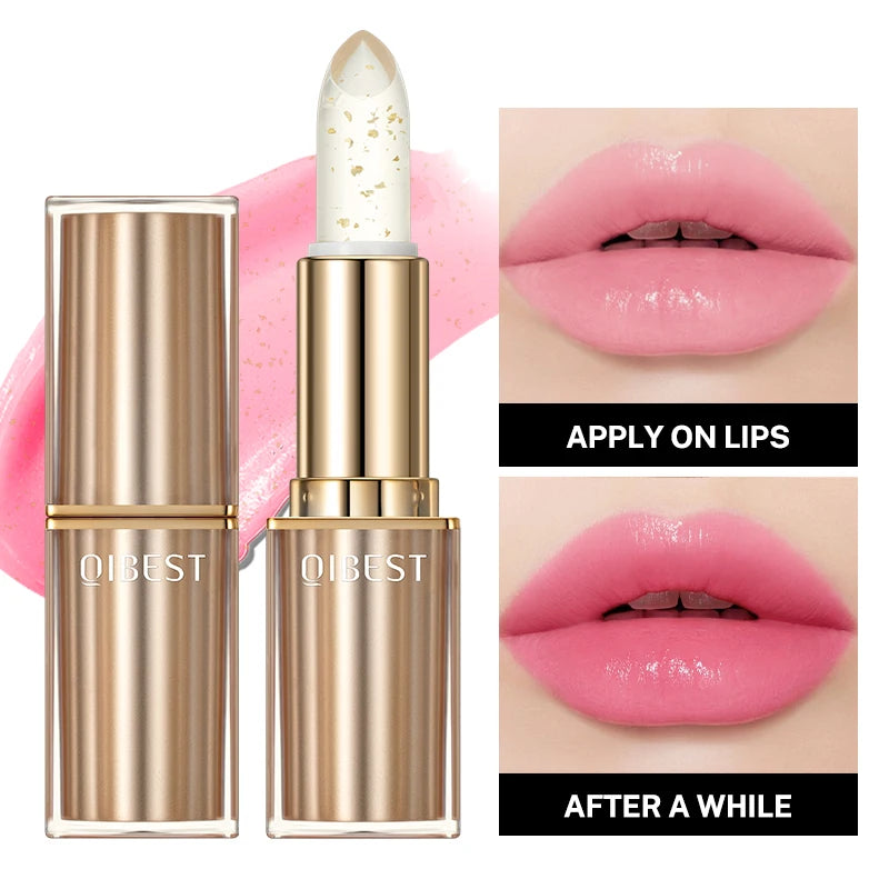 1pc color changing lipstick, moisturizing, non smudging, non staining, waterproof, sweat proof, stain proof, easy to apply