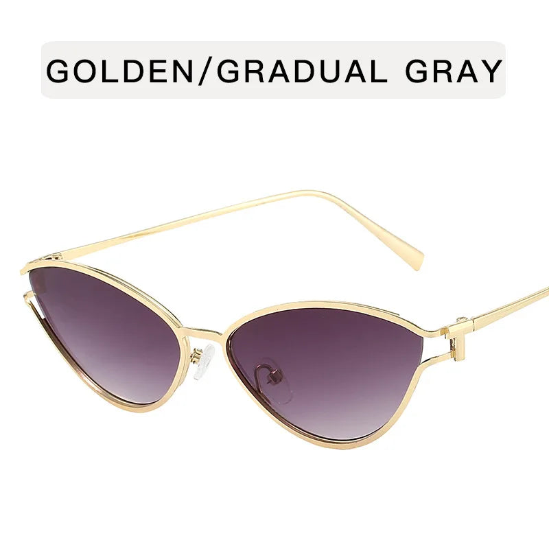Cat Eye Shape Women Sunglasses European American Vintage Stylish Sun Glasses Fashion Trendy Sunglass Women