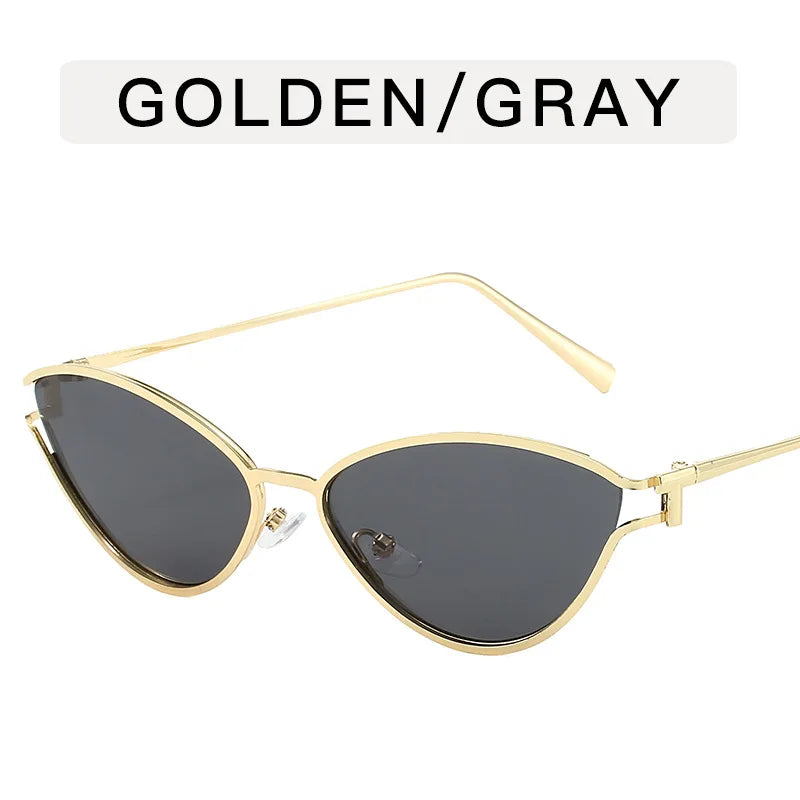 Cat Eye Shape Women Sunglasses European American Vintage Stylish Sun Glasses Fashion Trendy Sunglass Women