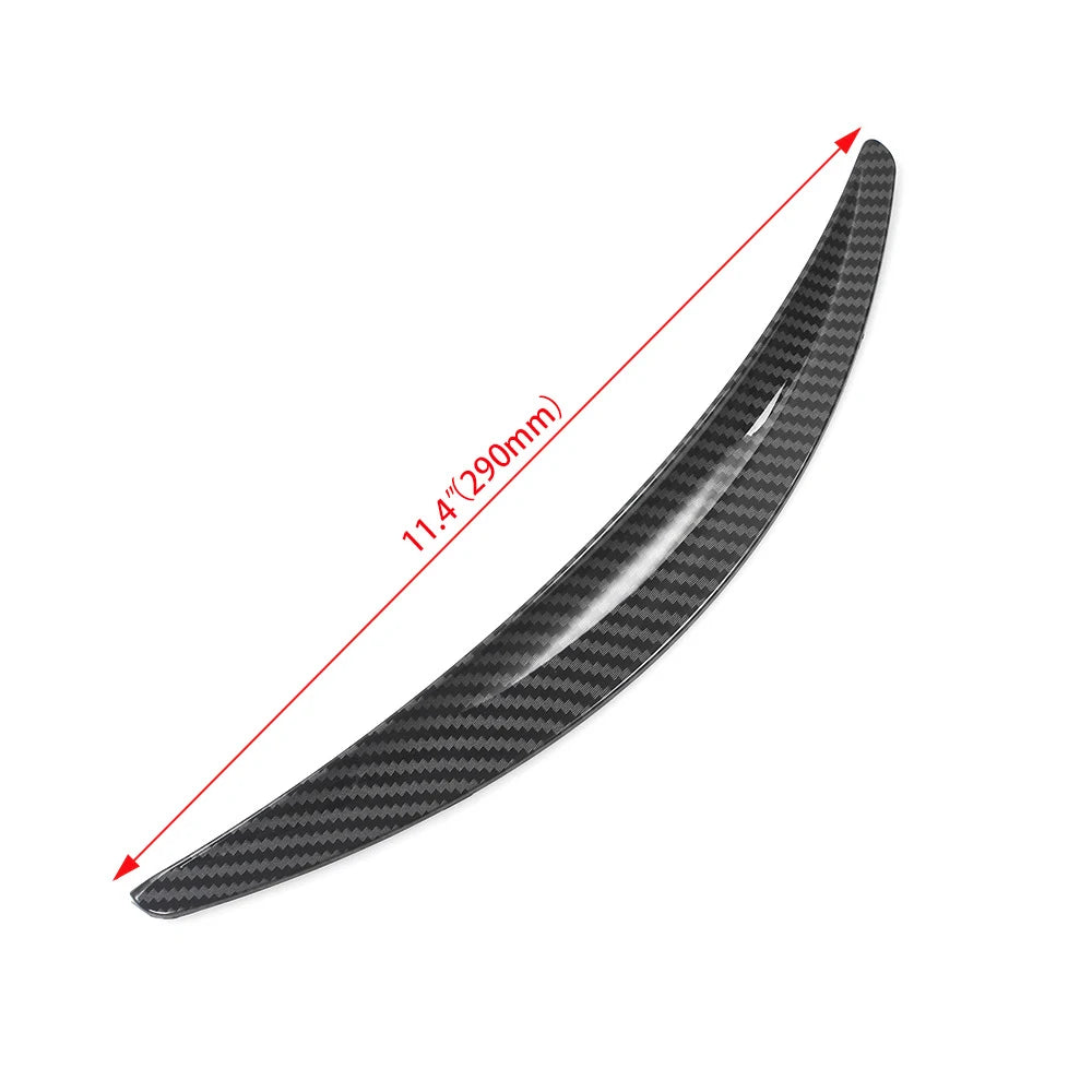 4 Pcs Carbon Fiber Black/Gloss Black Car Wheel Fender Flares Fit For Tesla Model 3 2017‑2022