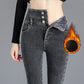 Women jeans Thick Velvet High Waist Skinny Jeans Jeans Winter Warm Plush Stretch Snow Jeans Lady Denim Pants women Trousers