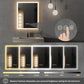 LUVODI LED Light Bathroom Mirror Wall Mounted Backlit Touch Mirror Dimmable Defog Vanity Makeup Mirror