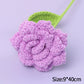 1pc Tulip Crochet Flowers Artificial Woven Flowers Handmade Tulipanes Wedding Gift for Guest Home Decoration Mother's Day Gift