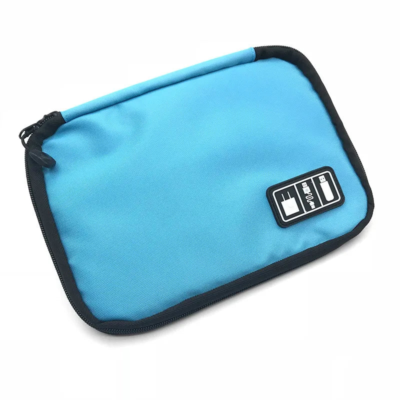 Gadget Cable Organizer Bag Travel Digital Electronic Accessories Storage Bag USB Charger Power Bank Holder Cable Makeup Box Bags