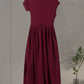 Elegant Long Dress Women Loose Skew Collar Sleeveless A Line Robe Female 2025 Spring Summer Solid Fashion High Waist Dress Lady