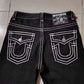 Vintage Buddha Jeans Y2K Men's Jeans Women's Pocket Embroidered Jeans Patch Leather Vintage Blue Jeans Loose Fit Jeans   pants