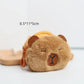 Kawaii Capybara Anime Plush Coin Purse Lovely Cartoon Round Bags Pendant Funny Mini Fashion Headphone Storage Bag