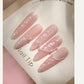 Nail stamping Drawing Gel Plaster Effect 3D Sand Texture slapped gradient effect Gel Polish UV Nail Polish Lacquer Varnish